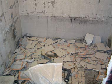 Демонтаж ванны