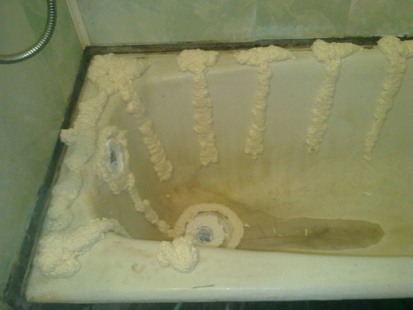 Пена для вкладыша в ванну