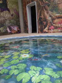 Декоративный наливной пол