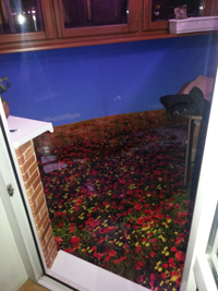 Наливной пол на балконе