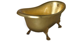 Позолоченная ванна